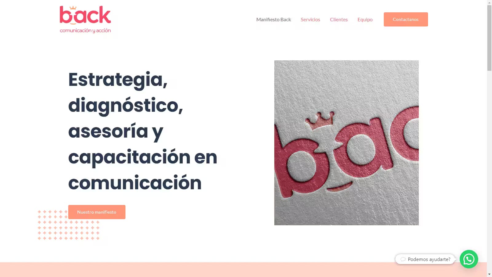 Cover Image for Back Comunicación